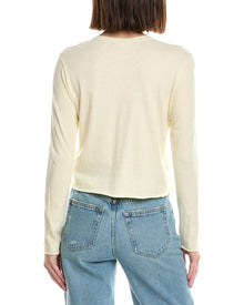 James Perse | Womens | Shrunken Henley | Yellow