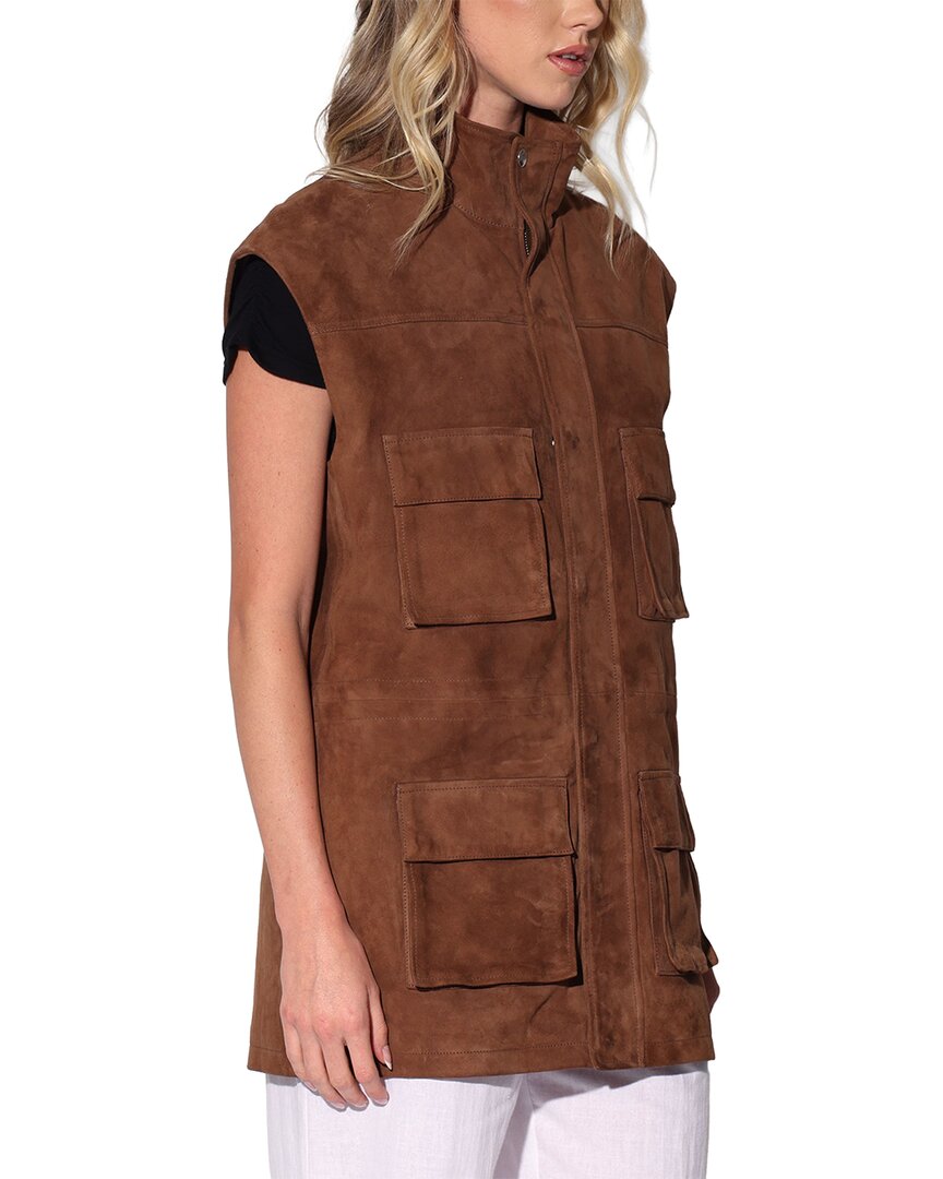 Walter Baker | Womens | Renata Suede Vest | Red