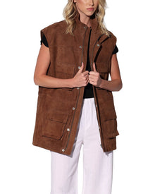 Walter Baker | Womens | Renata Suede Vest | Red