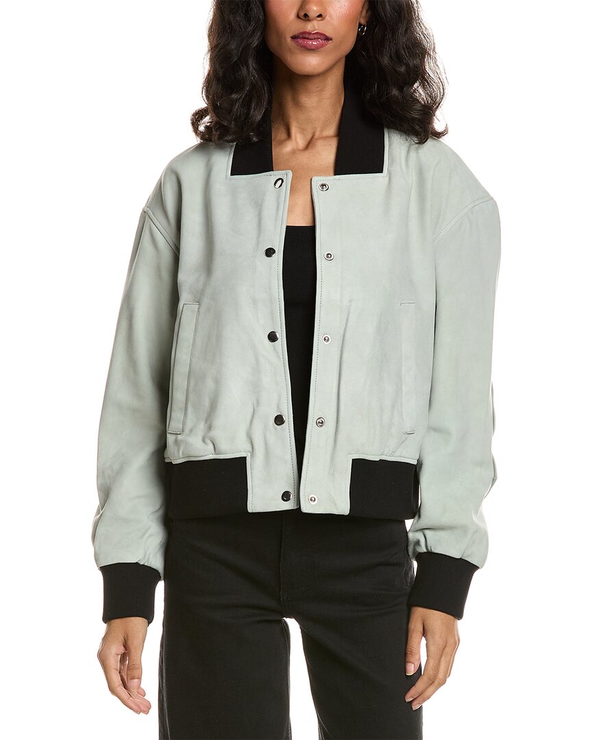 Walter Baker | Womens | Emilio Leather Jacket | gray