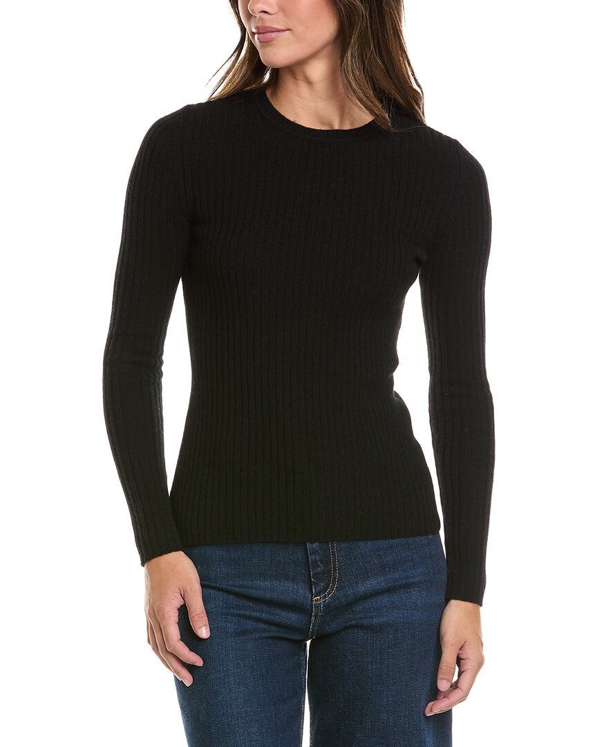 Alashan Cashmere | Womens | Ada Crewneck 100% Cashmere Sweater | Black
