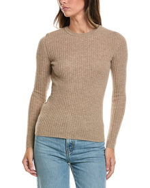 Alashan Cashmere | Womens | Ada Crewneck 100% Cashmere Sweater | Brown