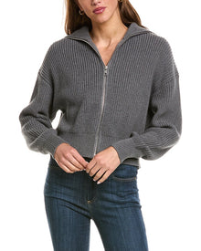 525 America | Womens | Cropped Zip Jacket | Gray
