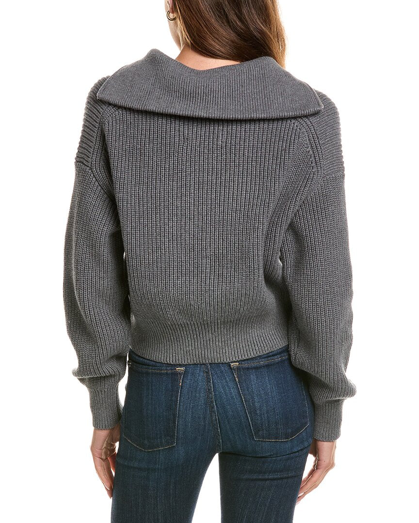 525 America | Womens | Cropped Zip Jacket | Gray