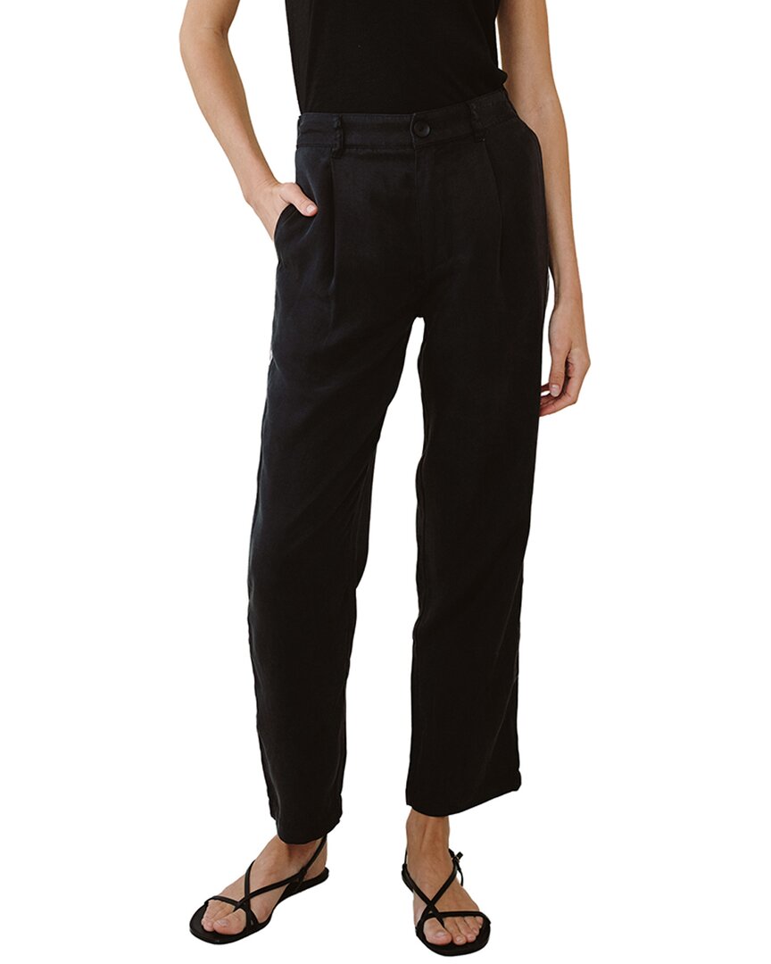 Bella Dahl | Womens | Piped Trouser | Black