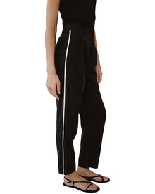 Bella Dahl | Womens | Piped Trouser | Black