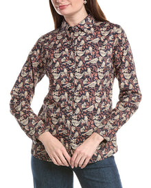 J.McLaughlin | Womens | Lois Blouse | Grey Multi