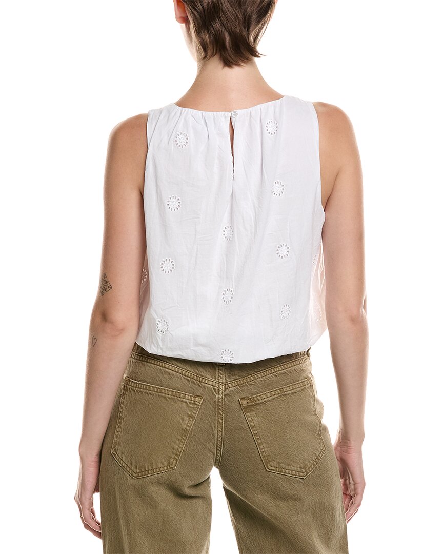 Michael Stars | Womens | Hazel Bubble Top | White