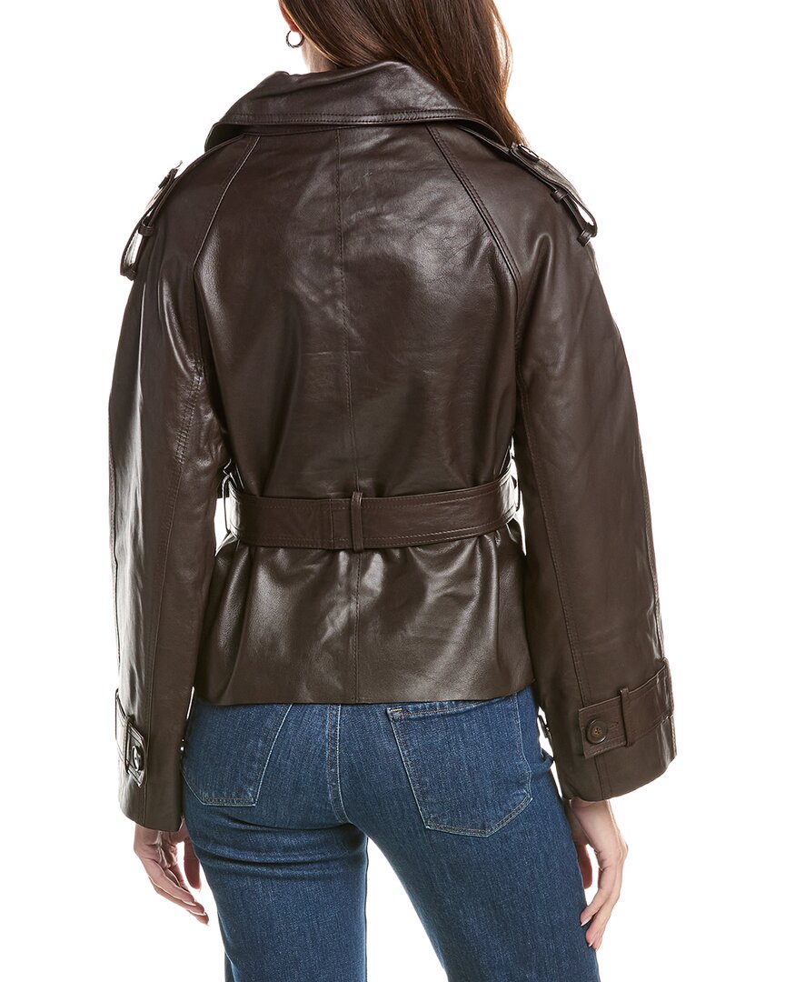 Walter Baker | Womens | Eliana Leather Jacket | Brown