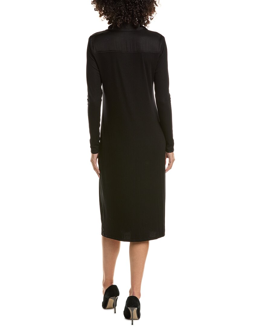 Bella Dahl | Womens | Rib Button Down Shirt Dress | Black