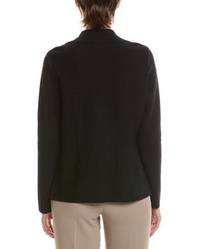 Anne Klein | Womens | Fitted Sweater Blazer | Black