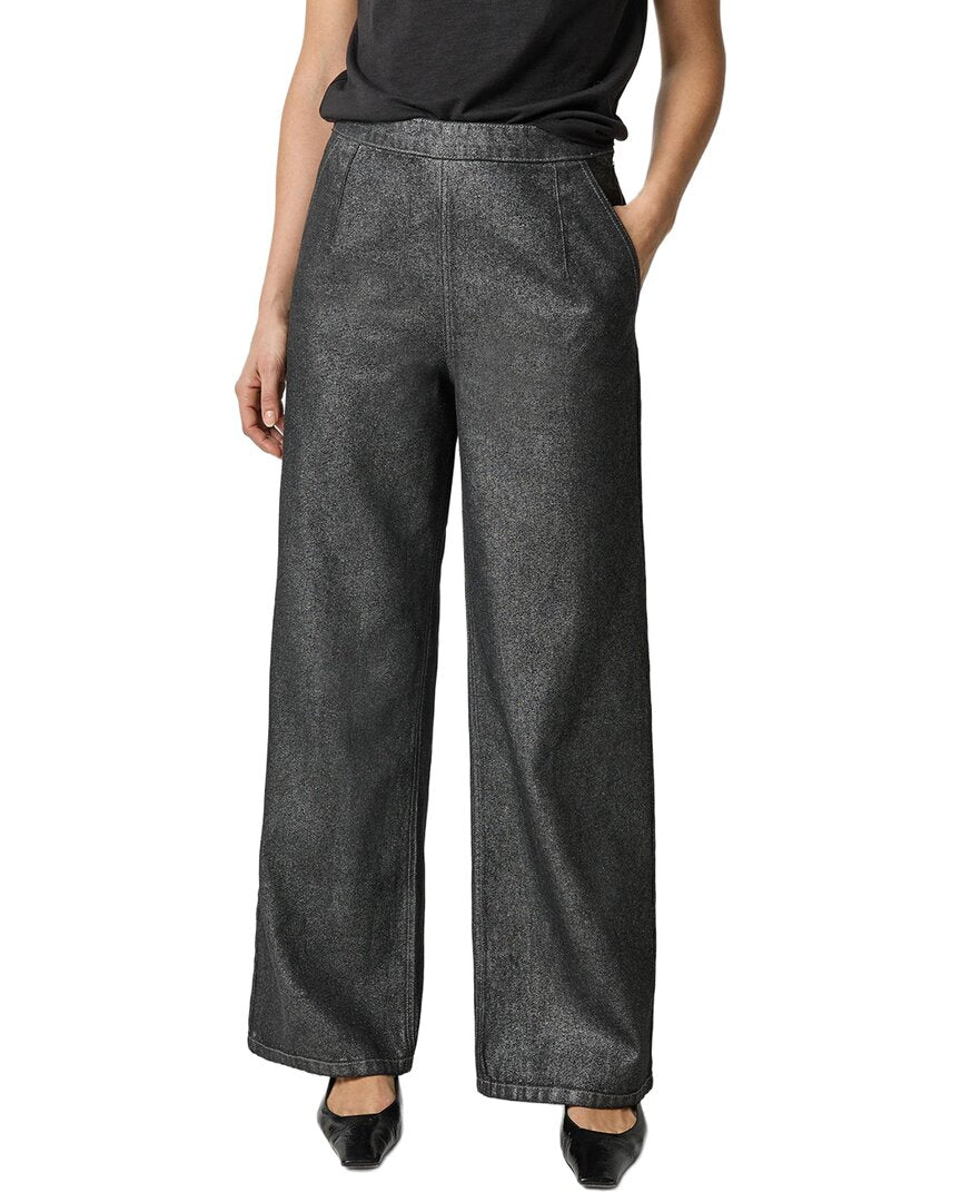 Lilla P | Womens | Metallic Pant | Grey