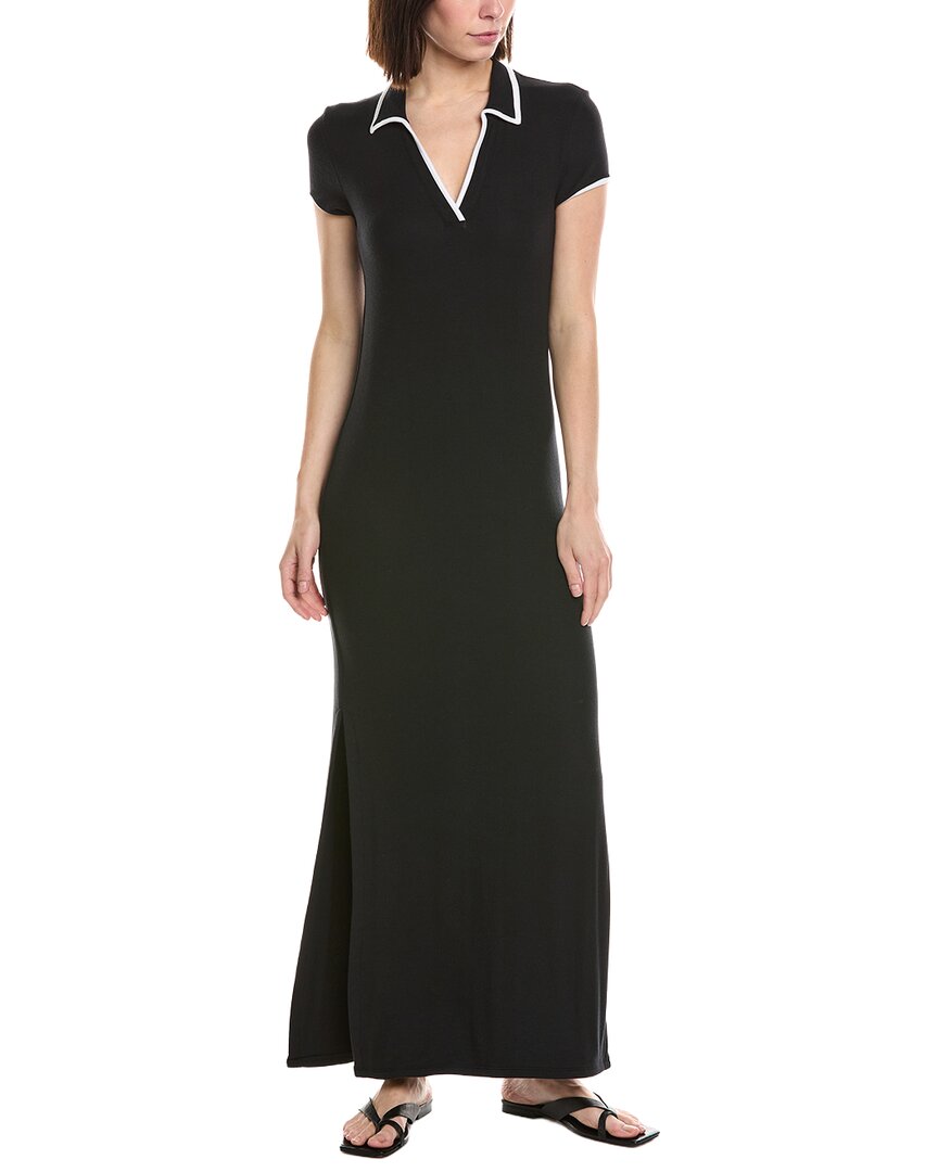 ATM Anthony Thomas Melillo | Womens | Ribbed Maxi Sheath Dress | Black
