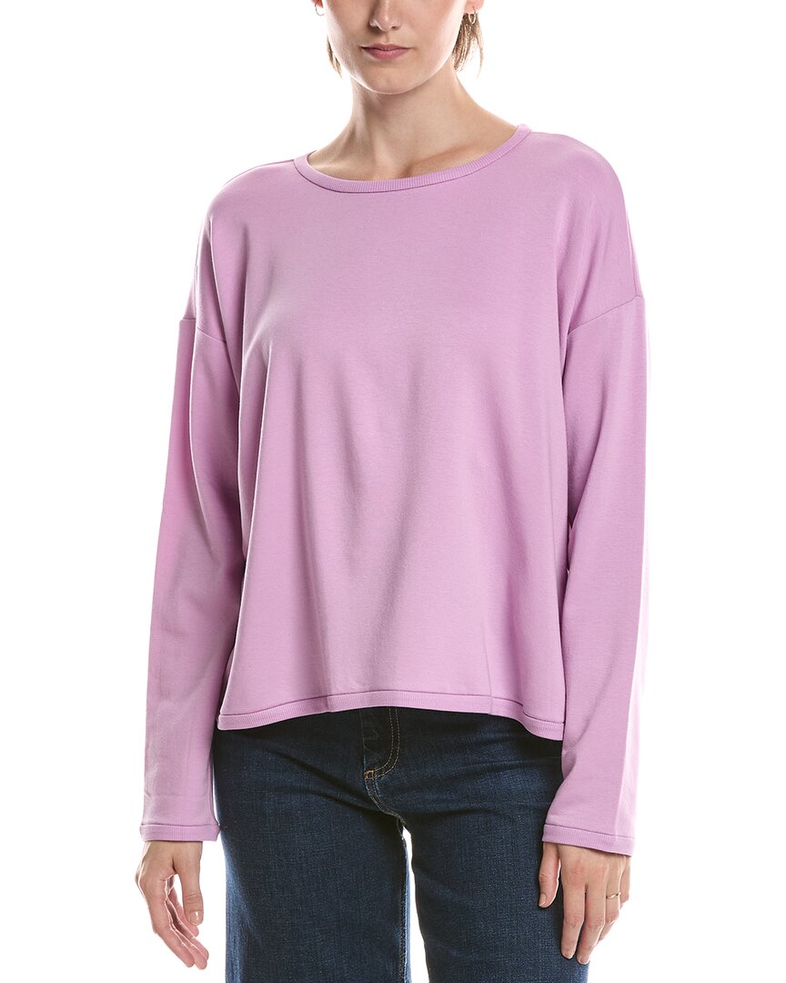 EILEEN FISHER | Womens | Cropped Boxy Top | Brown