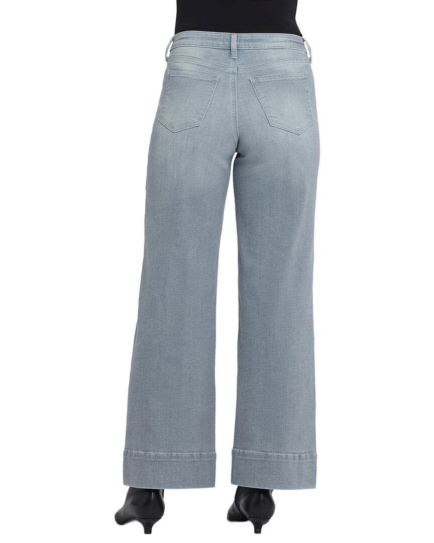NYDJ | Womens | Teresa Silver Eiffel Wide Leg Jean | black multi