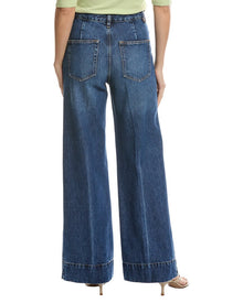 FRAME Denim | Womens | The Slice Flare Jean | Blue