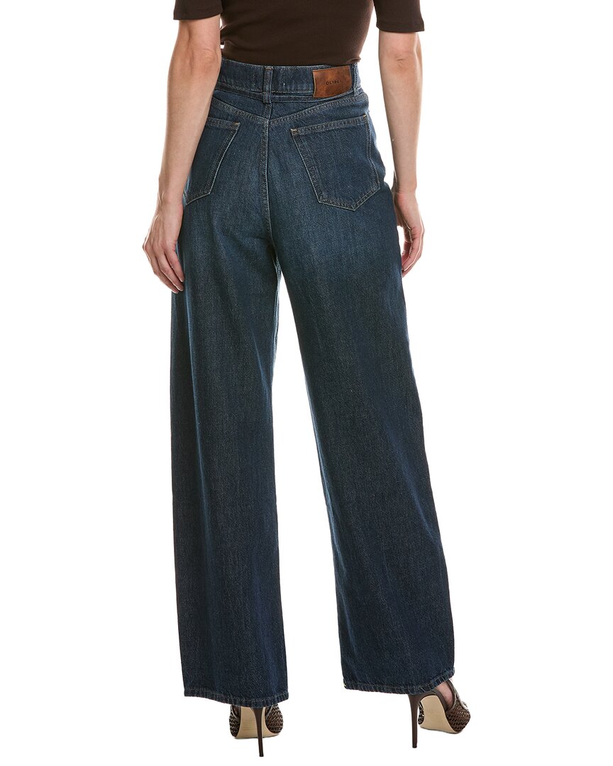 DL1961 | Womens | Casie Space Blue Relaxed Wide Leg Jean | Blue