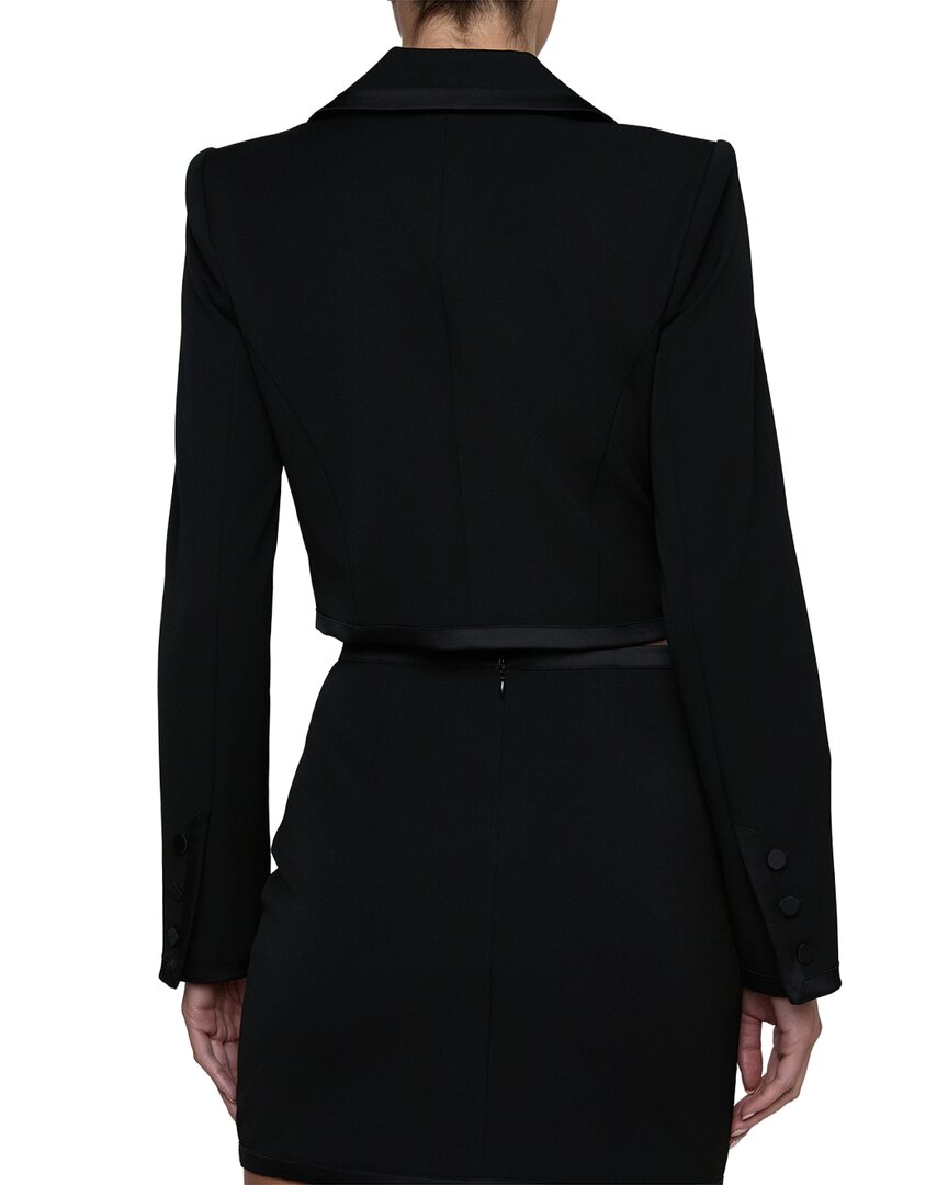 L'AGENCE | Womens | Blythe Satin Binding Jacket | Black