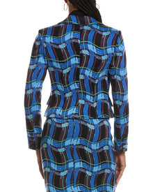 Diane von Furstenberg | Womens | Viv Jacket | blue multi