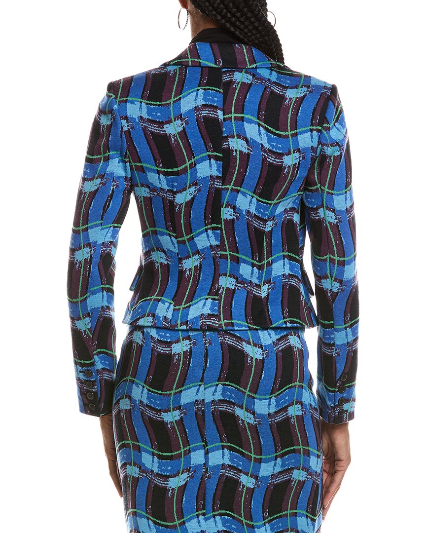 Diane von Furstenberg | Womens | Viv Jacket | blue multi
