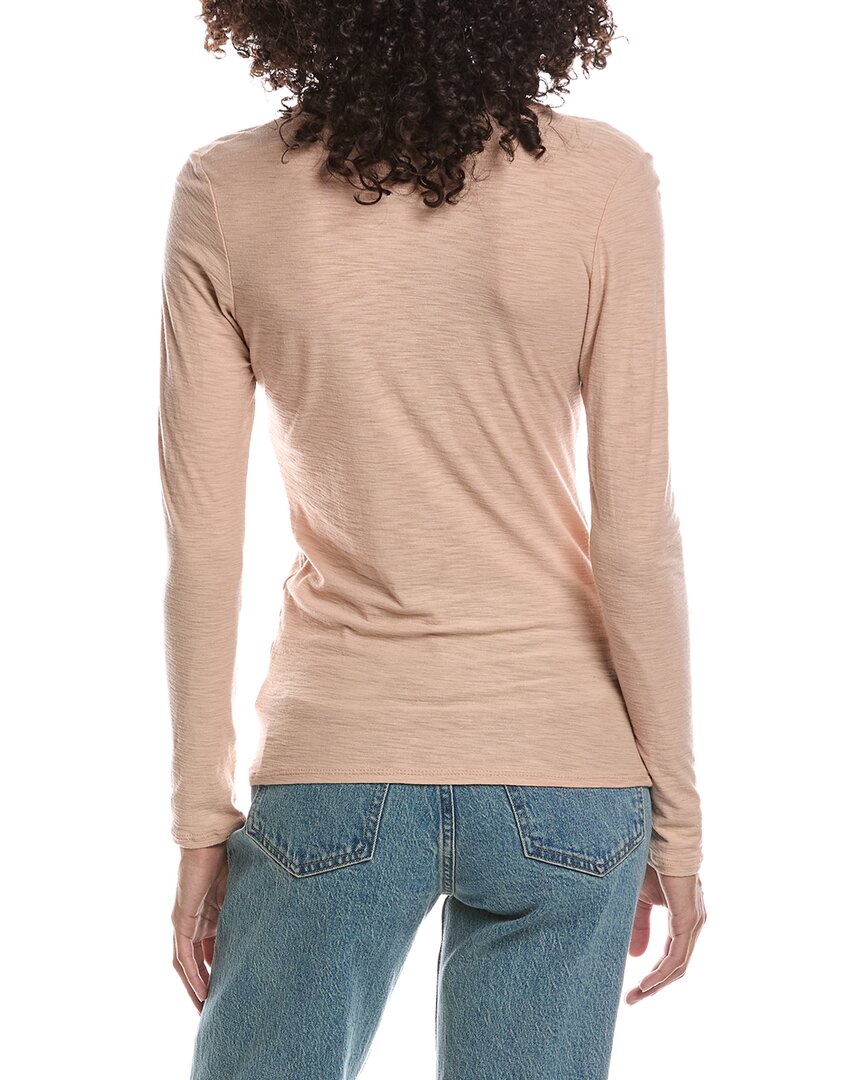 James Perse | Womens | Henley Top | Pink