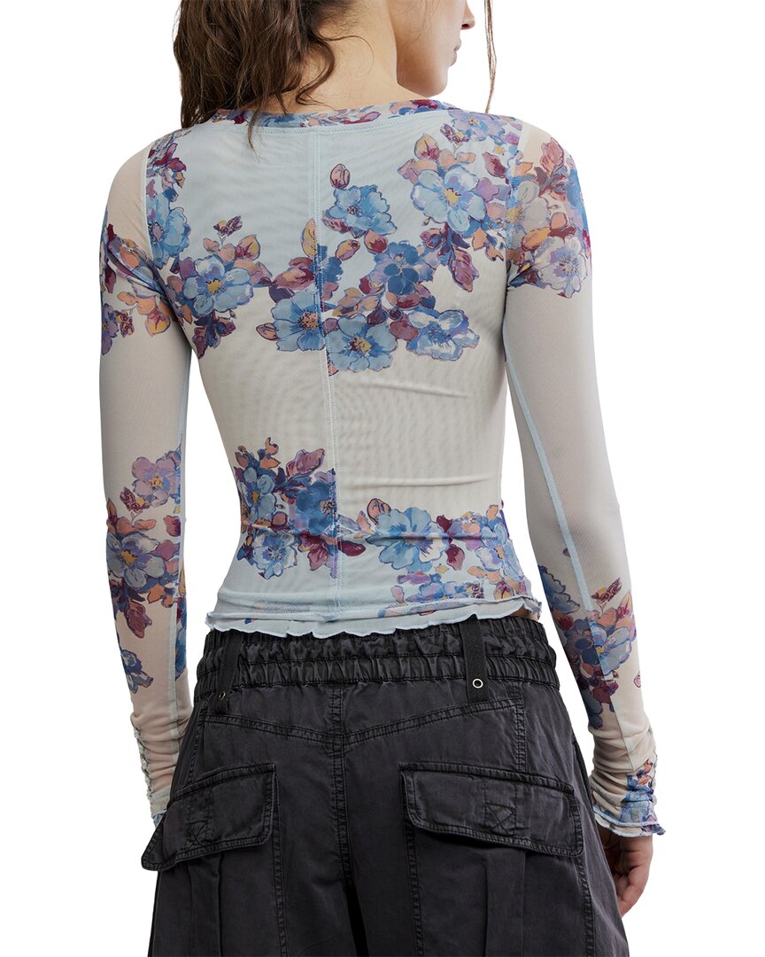 Free People | Womens | Lilly Printed Top | White Multi