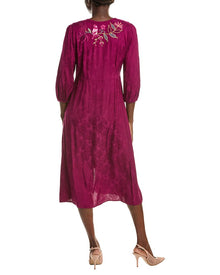 Johnny Was | Womens | Button Front Dress | Purple
