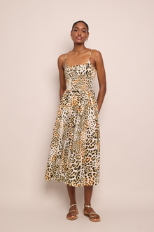Carmen Dress | Cheetah Natural