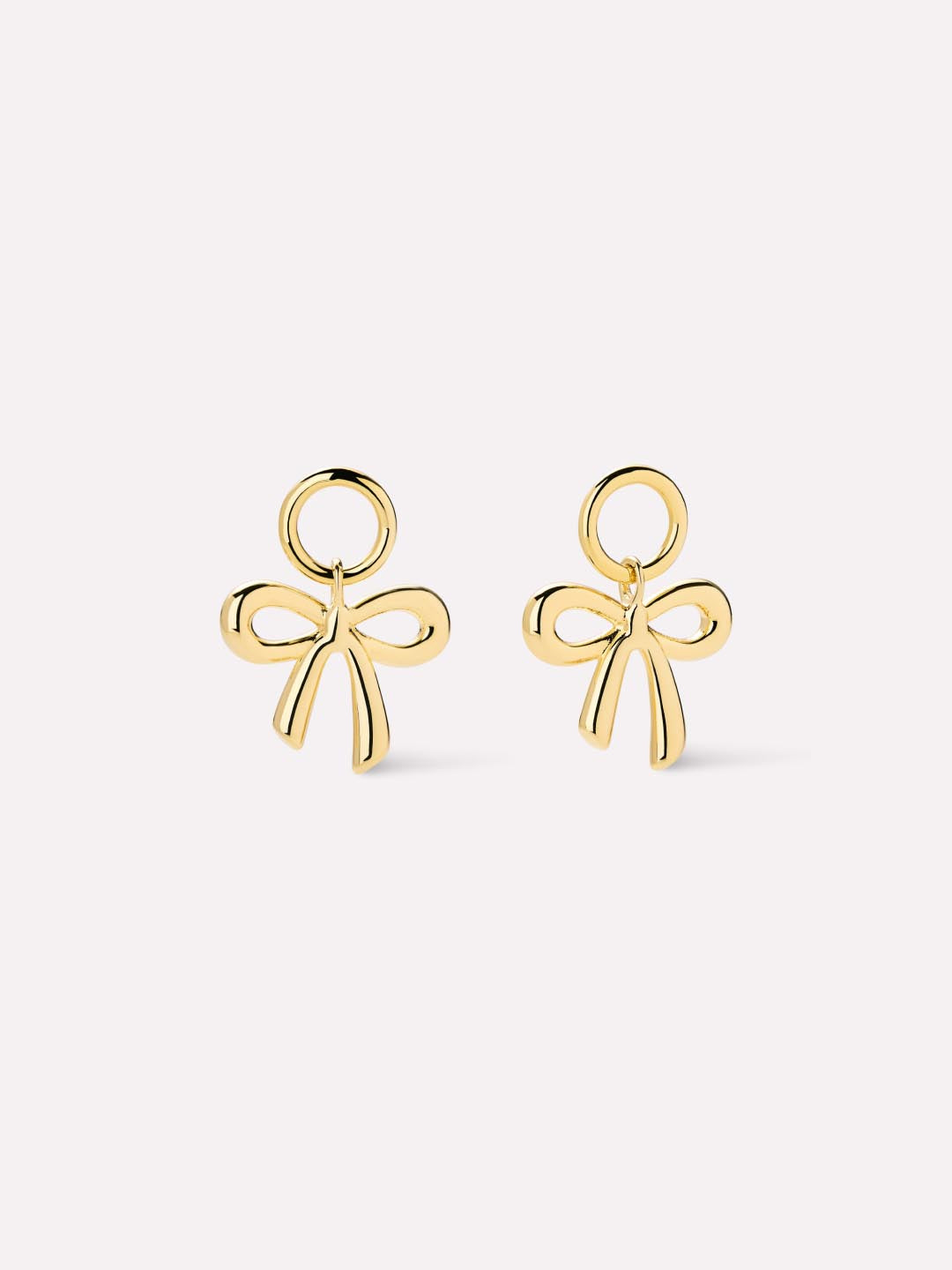 Bow Earring Charms | 14K Gold on Brass
