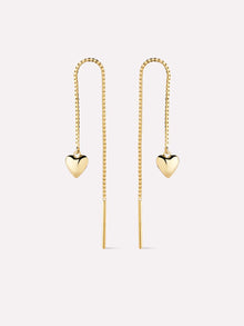 Lev Threader Earrings | 14K Gold Plated