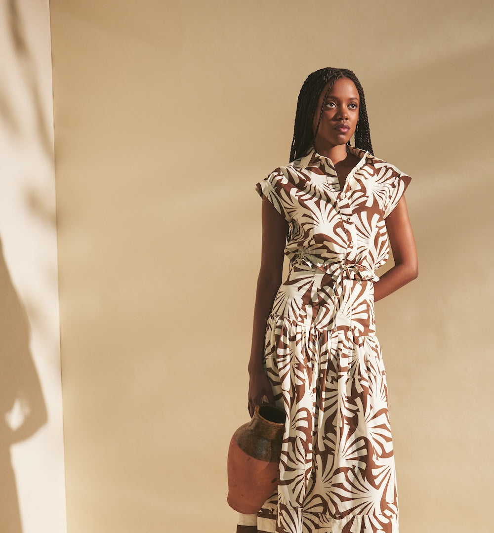 Diya Skirt | Catalina Khaki