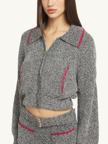 Voyager Bomber Jacket | Black Melange
