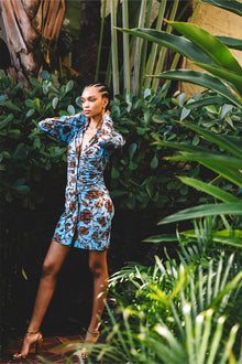Shirley Mini Dress | Marcel Blue