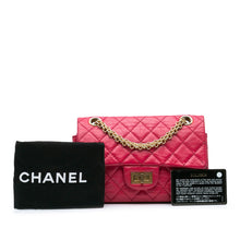 Chanel | Pre-Owned Mini Reissue 2.55 Calfskin Flap | Pink/Dark Pink