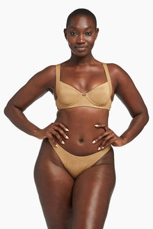Demi Underwire Top | Golden Glow Metallic
