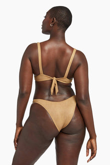 Demi Underwire Top | Golden Glow Metallic