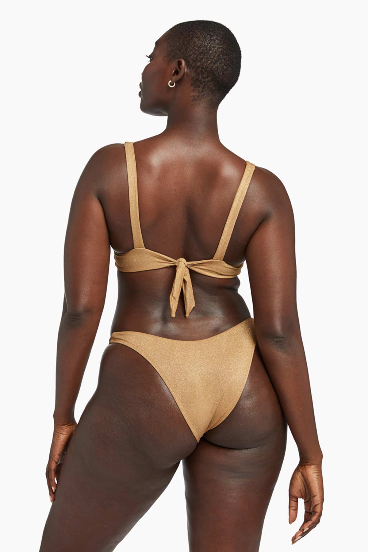 Demi Underwire Top | Golden Glow Metallic