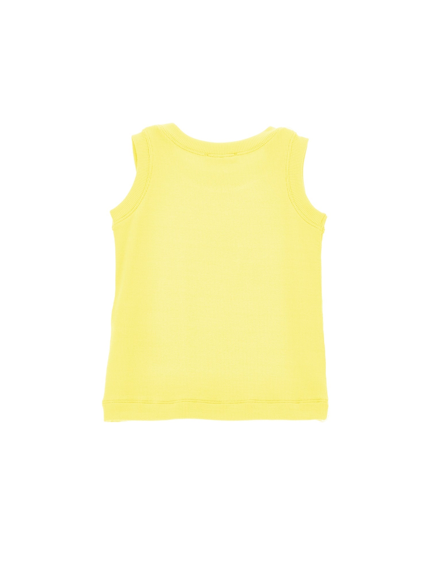 Girls | Ribbed Viscose Tank Top | Dark Yellow