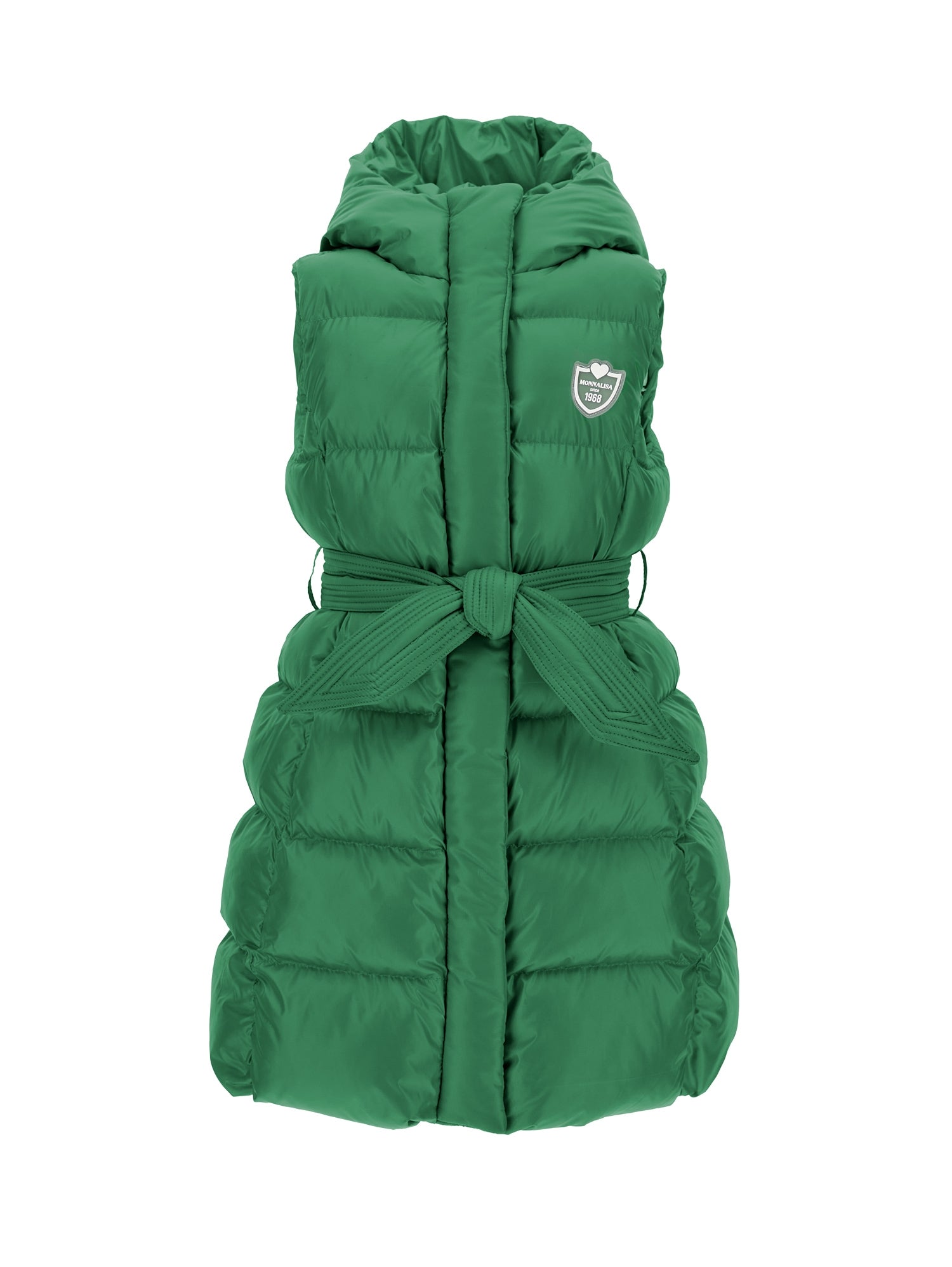 Girls | Technical Fabric Padded Gilet | Vibrant Green