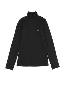 Girls | Viscose Turtleneck | Black