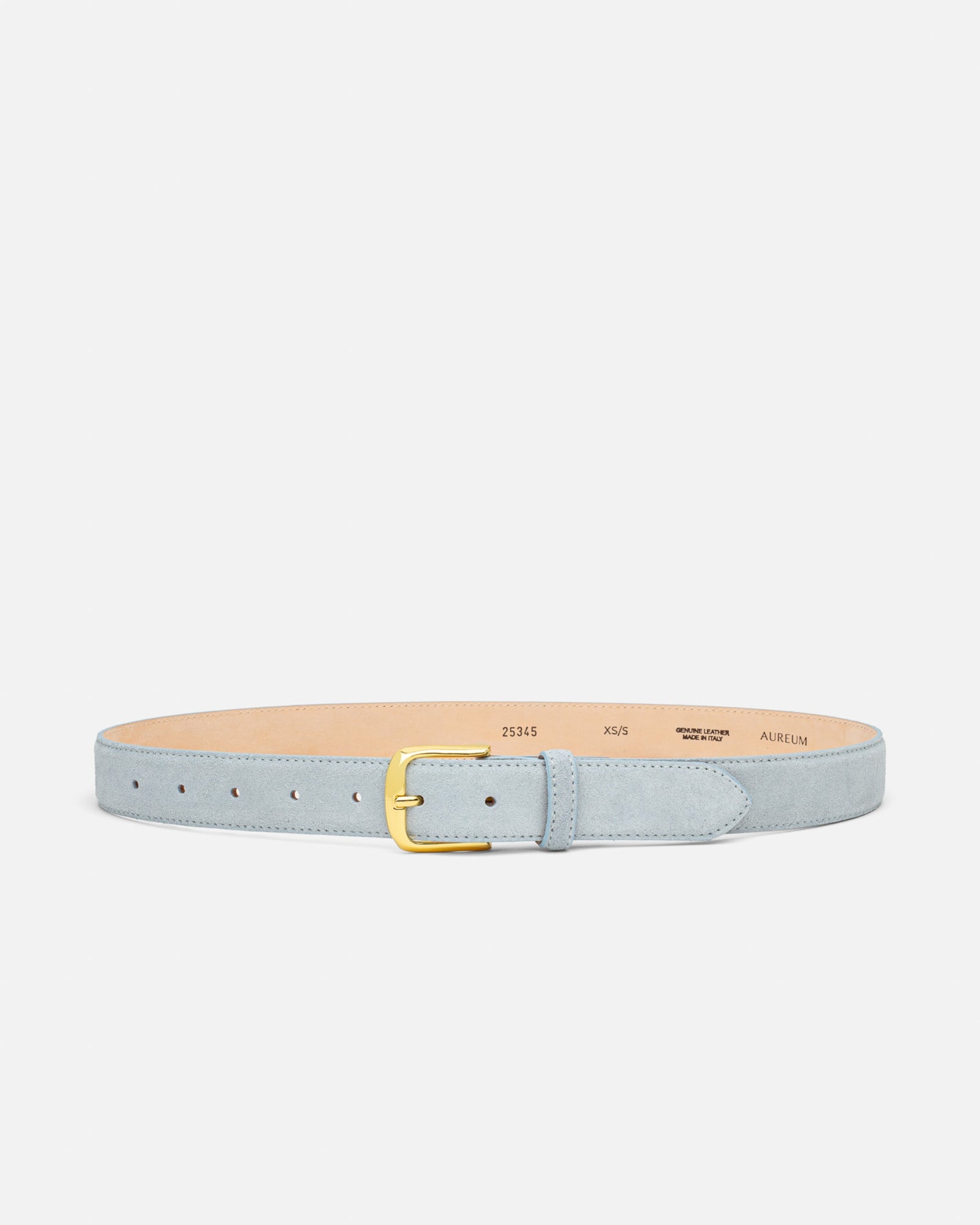 No. 4 Belt | Sky Blue/Gold