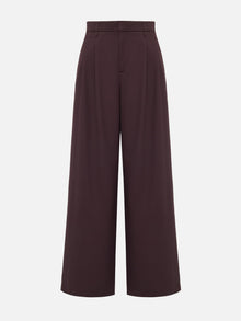 Straight-cut Commuter Suit Pants | Purple