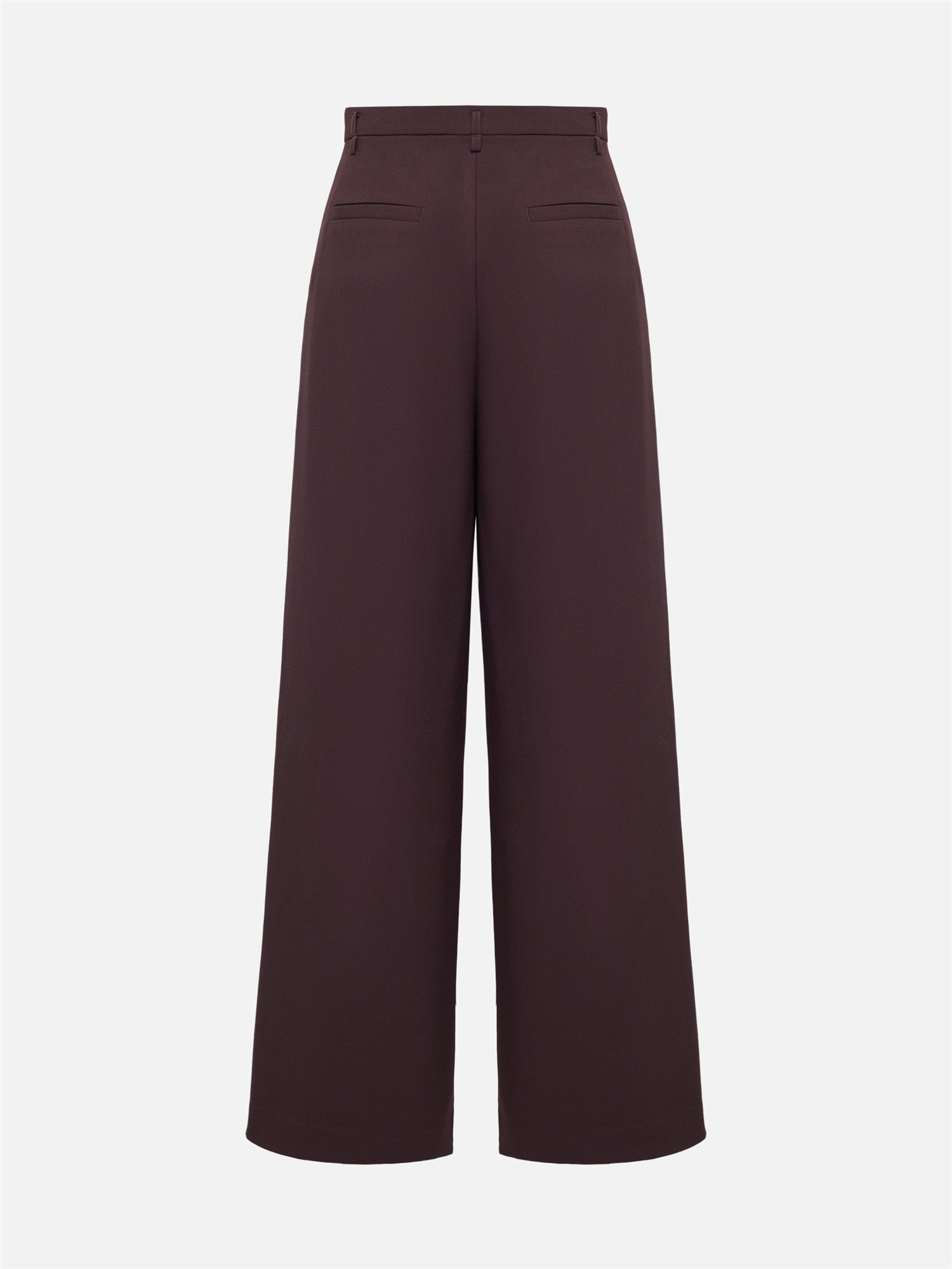 Straight-cut Commuter Suit Pants | Purple