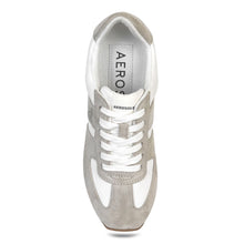 Jett Sneaker Lace Up | White Nylon/Faux Suede