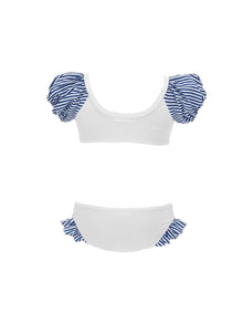 Girls | Donald Duck Two-Piece Swimsuit | White/Bluette