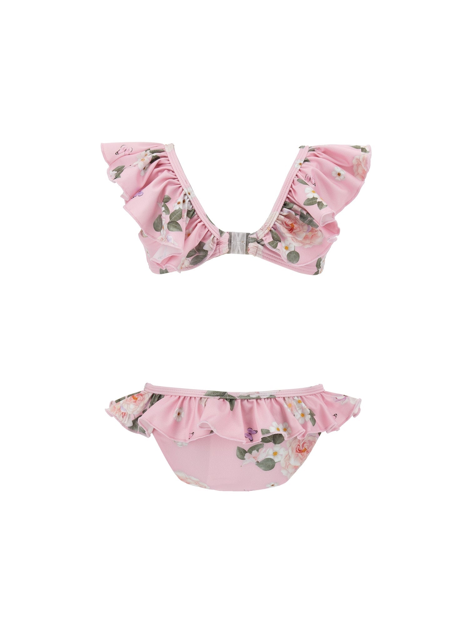 Girls | Flower Two-Piece Swimsuit | FairyTale Pink