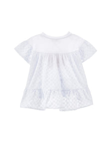 Girls | Maxi T-Shirt Sangallo Lace | White
