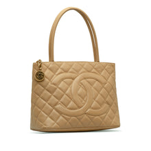 Chanel | Pre-Owned Caviar Medallion Tote - III | Brown/Beige