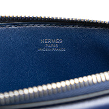 Hermes | Pre-Owned Tadelakt Kelly Cadena Handbag | Blue/Navy