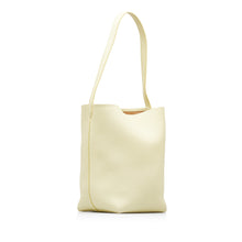 The Row | Pre-Owned Medium N/S Park Tote | Yellow/Light Yellow